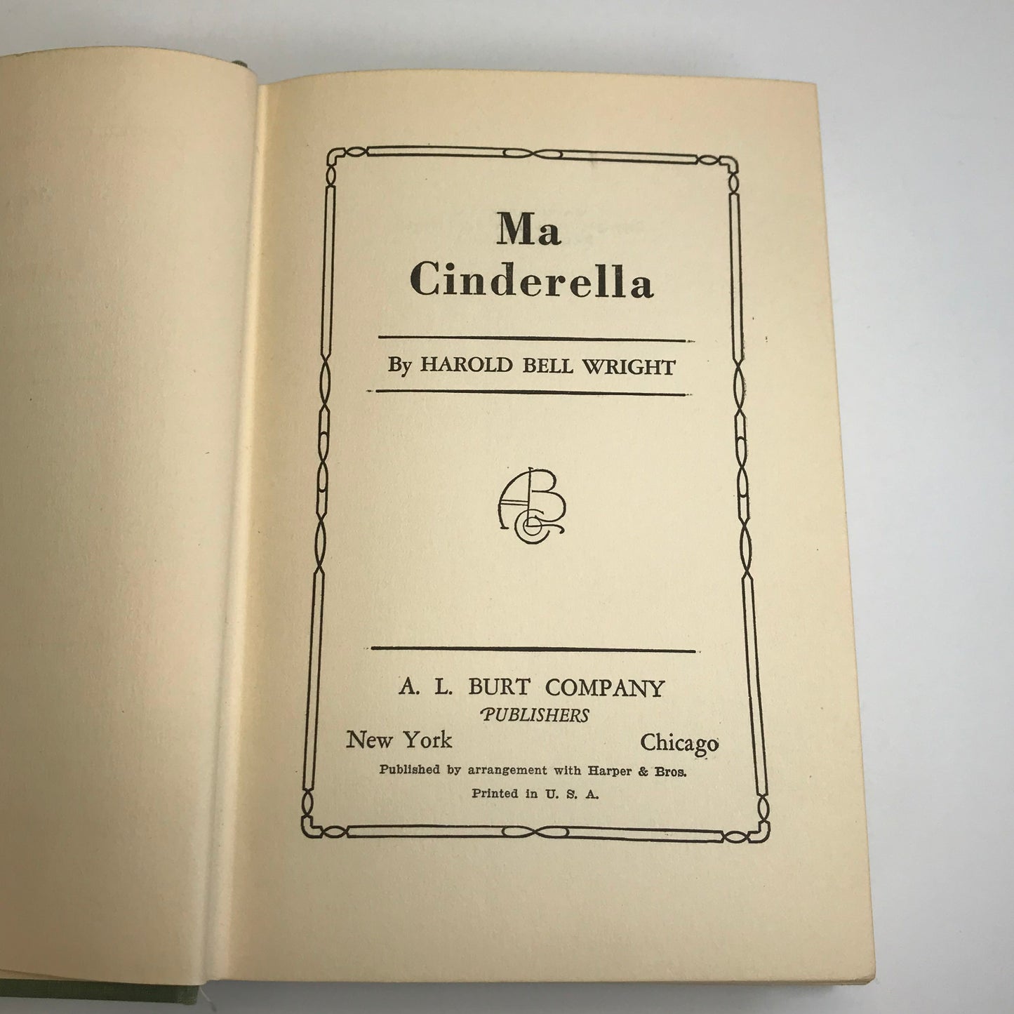 Ma Cinderella - Harold Bell Wright