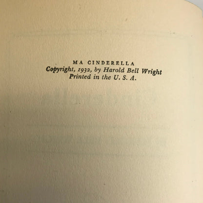 Ma Cinderella - Harold Bell Wright