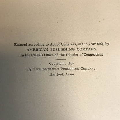 The Innocents Abroad/The New Pilgrim's Progress - Mark Twain - 1897