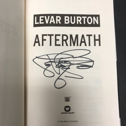Aftermath - Levar Burton - Signed - First Edition - 1997