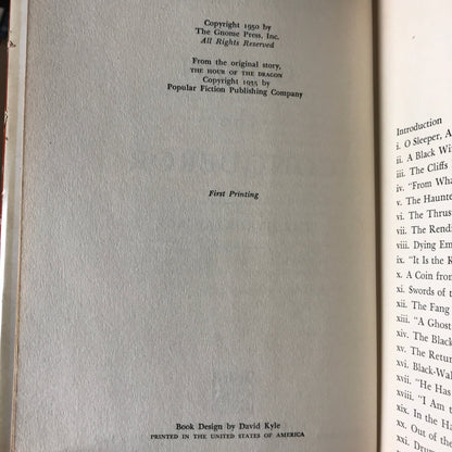Conan The Conqueror - Robert E. Howard - First Edition - 1950