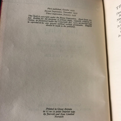 The Return of the King - J. R. R. Tolkien - 3rd Printing - 1957