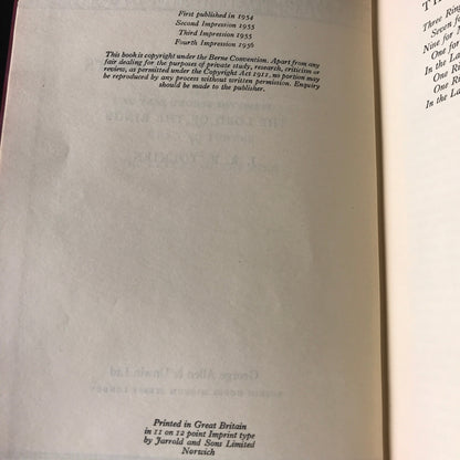 The Two Towers - J. R. R. Tolkien - 4th Printing - 1956