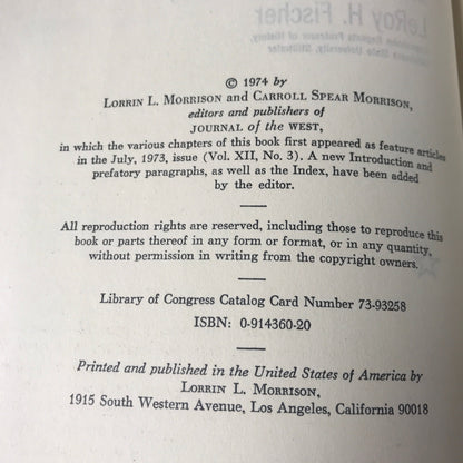 The Civil War Era in Indian Territory - LeRoy H. Fischer - 1974