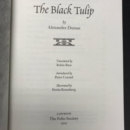 The Black Tulip - Alexander Dumas - 1st Thus - Folio Society - 2011