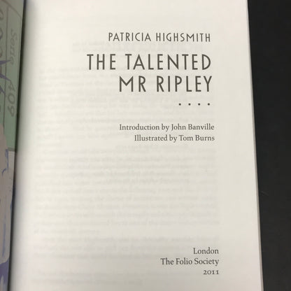 The Ripley Novels - Patricia Highsmith - 1st Thus - Folio Society - 2011