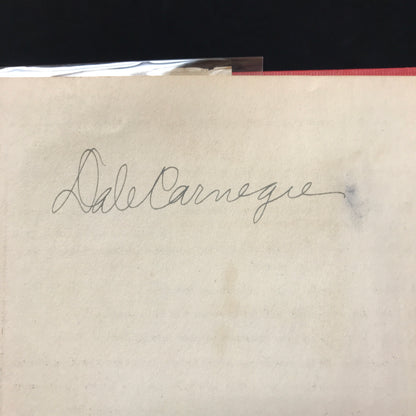 How to Stop Worrying and Start Living - Dale Carnegie - Signed - 1st Edition - 1948