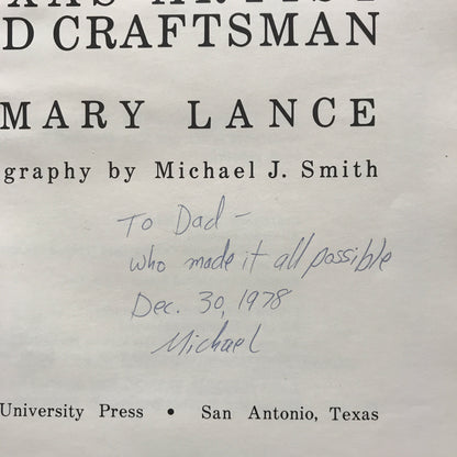 Lynn Ford: Texas Artist and Craftsman - Mary Lance - Signed - 1978