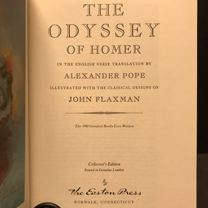 Odyssey - Homer - Easton Press - 1978