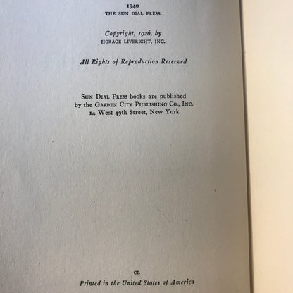 Enough Rope - Dorothy Parker - 1940