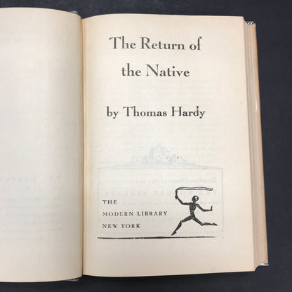 Return of the Native - Thomas Hardy - Modern Library - c. 1940's