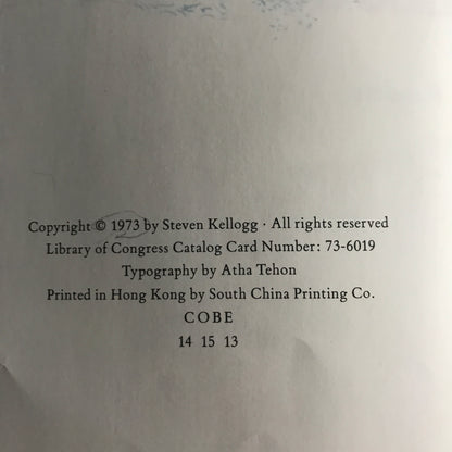 The Island of the Skog - Steven Kellogg - Inscribed (_Signed_) With Drawing - 1973