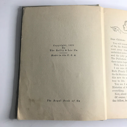 The Royal Book of Oz - L. Frank Baum - 1921