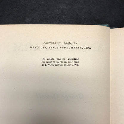 Animal Farm - George Orwell - Book Club Edition - 1946