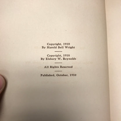 The Uncrowned King - Harold Bell Wright - 1st Edition - 1910
