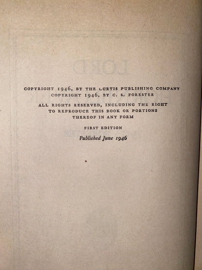 Lord Hornblower - C. S. Forester - 1st American Edition - 1946