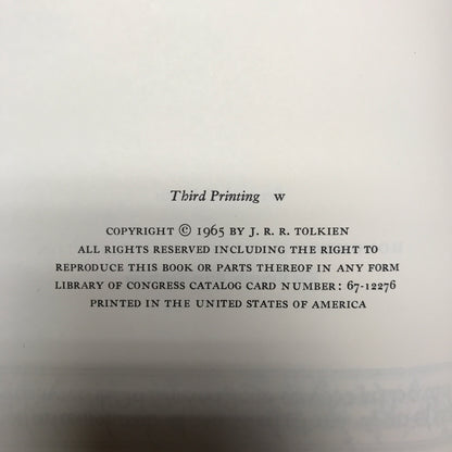 The Lord of the Rings - J. R. R. Tolkien - 3rd and 4th Printing - 3 Fold Out Maps - Box Set - 1965