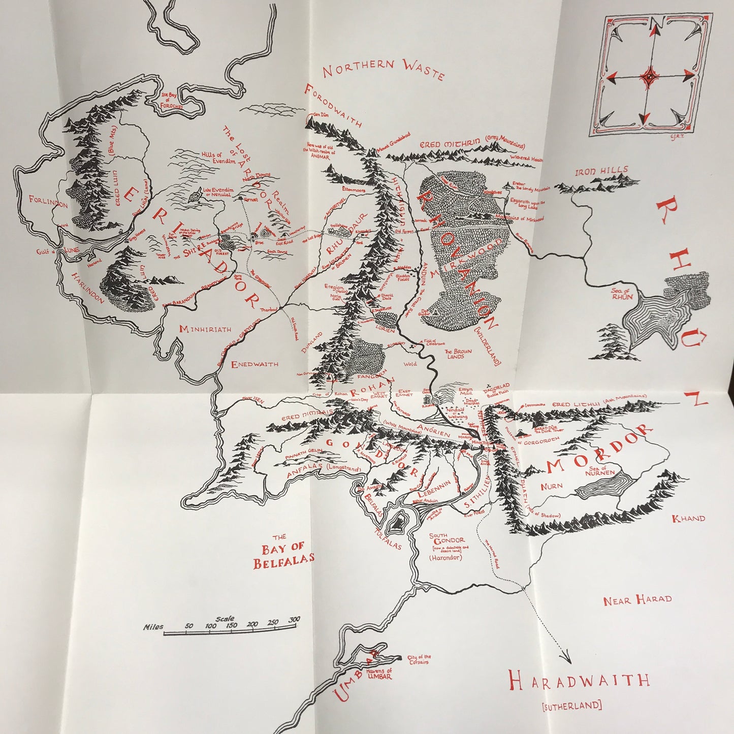The Lord of the Rings - J. R. R. Tolkien - 3rd and 4th Printing - 3 Fold Out Maps - Box Set - 1965