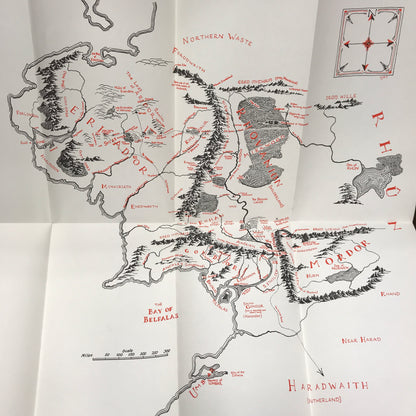 The Lord of the Rings - J. R. R. Tolkien - 3rd and 4th Printing - 3 Fold Out Maps - Box Set - 1965