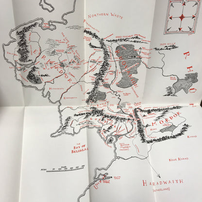 The Lord of the Rings - J. R. R. Tolkien - 3rd and 4th Printing - 3 Fold Out Maps - Box Set - 1965