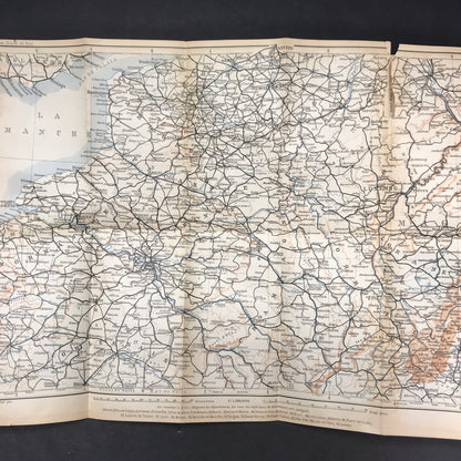 Northern France - Karl Baedeker - Includes Map - 1909