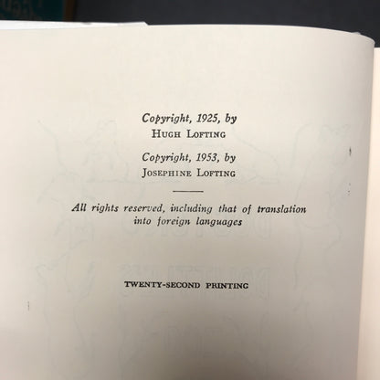 Doctor Dolittle Adventure Library - Hugh Lofting - Mixed Printings - 1952-1961