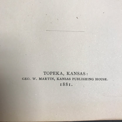 Laws of Kansas - Various - Set of 5 - 1875-1881