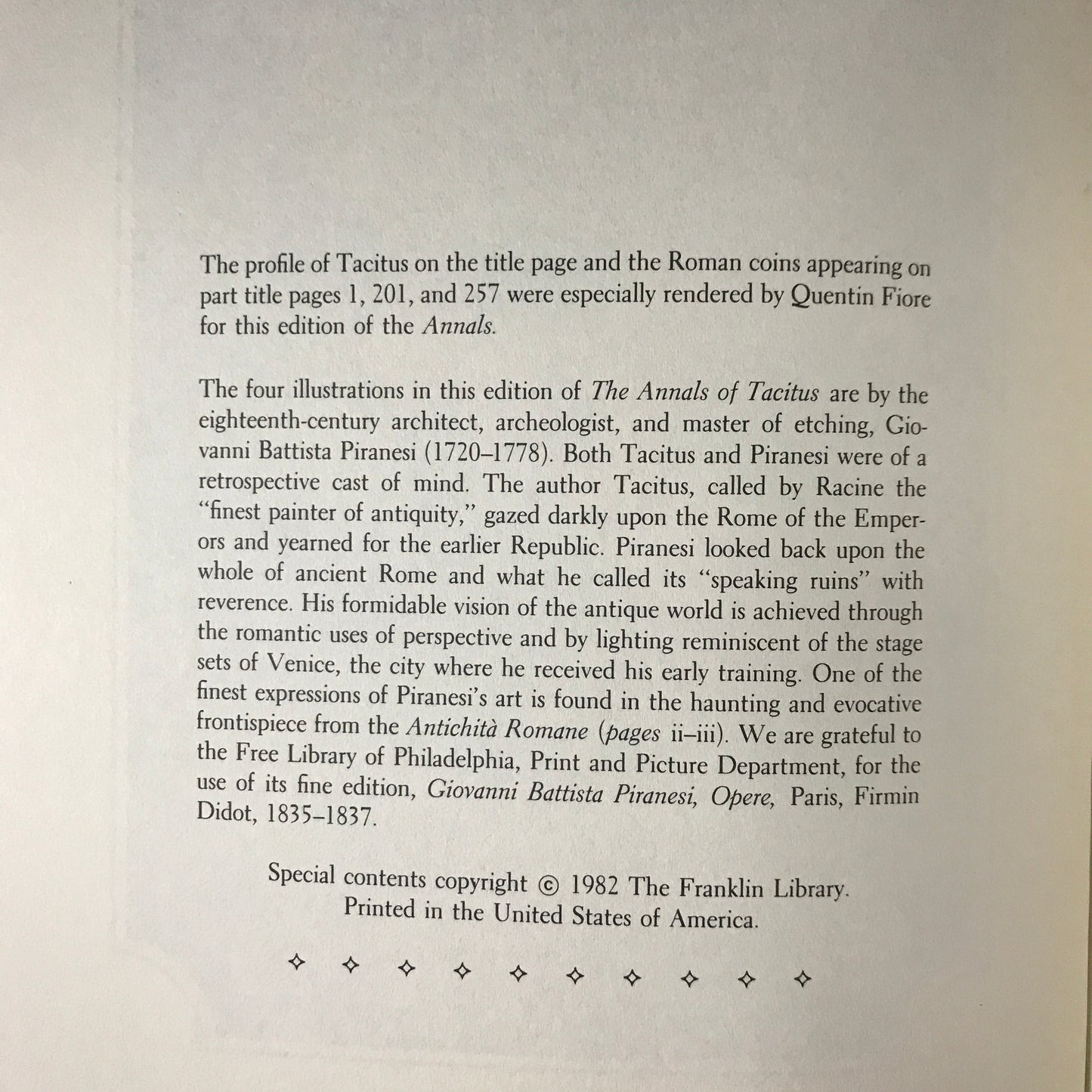 The Annals of Tacitus - Church & Brodribb - 1982 - Franklin Library