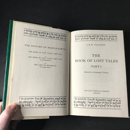 The Book of Lost Tales Part One - J. R. R. Tolkien - 1984 - Book Club Edition