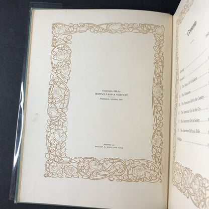 The American Girl - Howard C. Christy - 1906 - First Edition - 16 Color plates