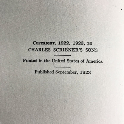 A Sun at the Front - Edith Wharton - 1st Edition - 1923