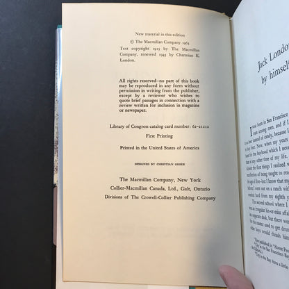 The Star Rover - Jack London - 1st Thus - 1963
