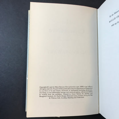 The Crystal Cave - Mary Stewart - 1st U.K. Edition - 1970