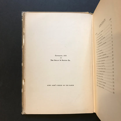 Aunt Jane's Nieces On the Ranch - Edith Van Dyne - 1st Edition - 1913