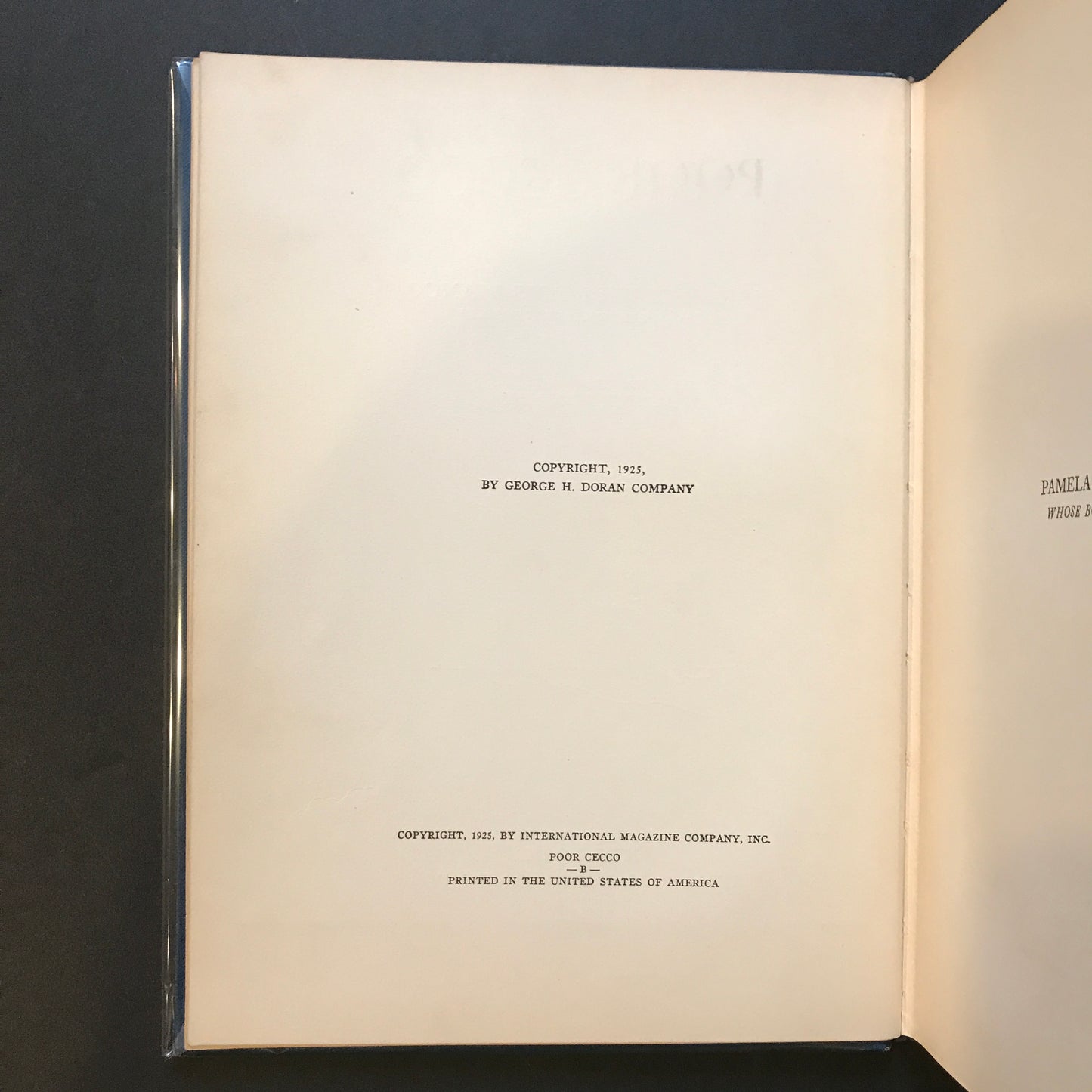 Poor Cecco - Margery Williams Bianco - Early Print - Colored Rackham Illustrations - 1925