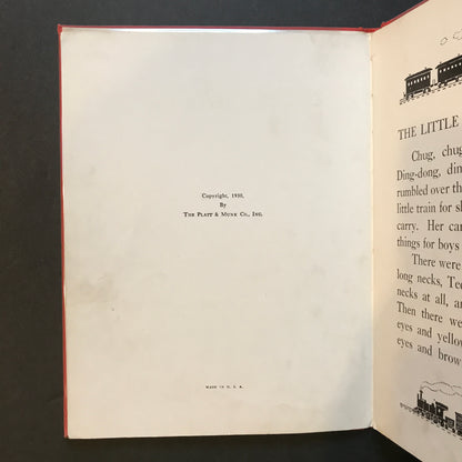 The Little Engine That Could - Watty Piper - C Variant - Early Printing - 1930