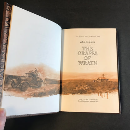 The Grapes of Wrath - John Steinbeck - Franklin Library - 1983