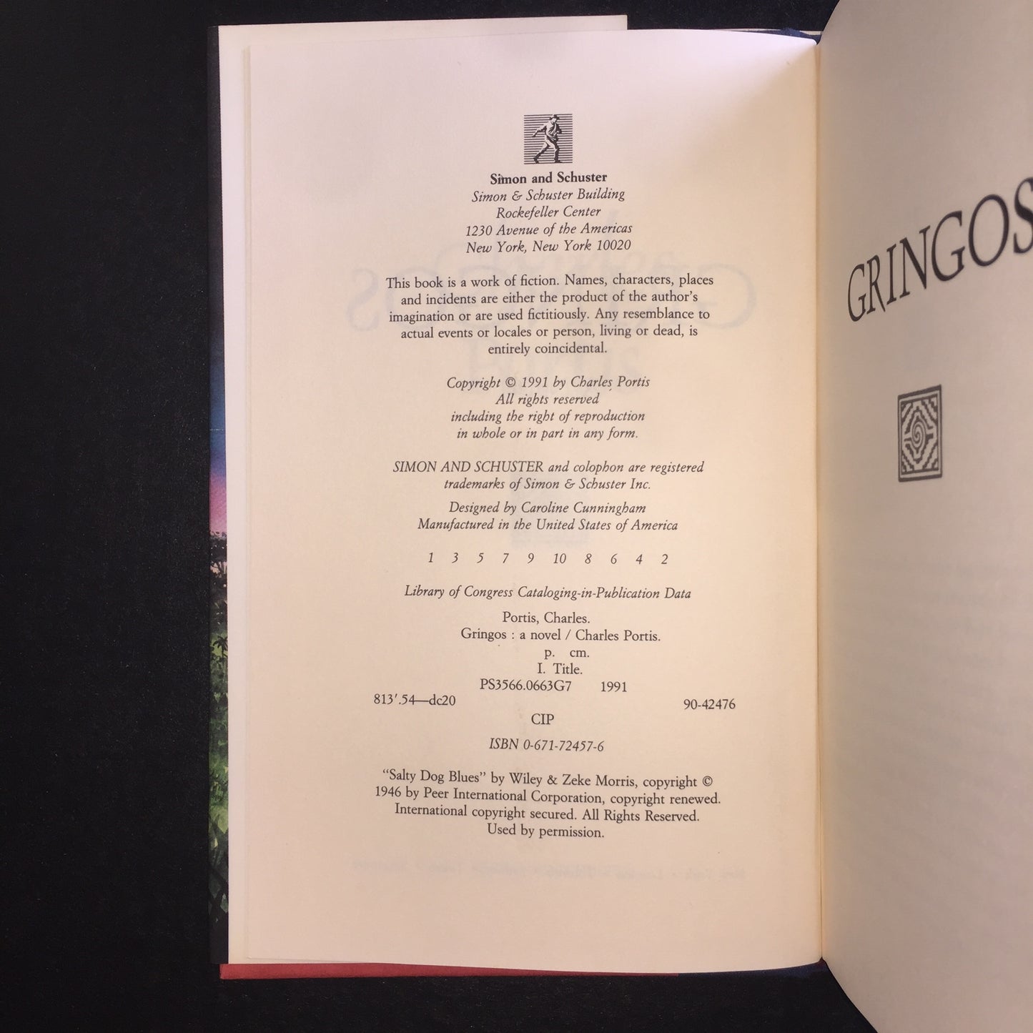 Gringos - Charles Portis - 1st Edition - 1991
