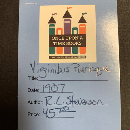 Virginibus Puerisque - R. L. Stevenson - 1907