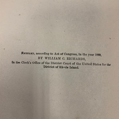 Harry's Vacation or Philosophy  at Home - William C. Richards - 1868