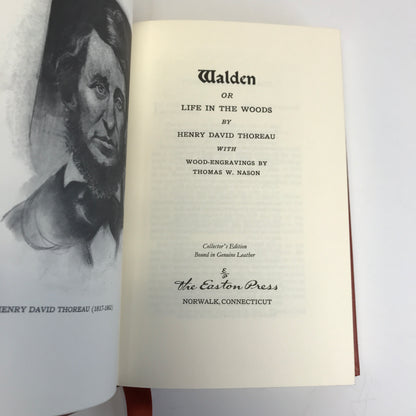 Walden - Henry David Thoreau - Easton Press Book - 1981