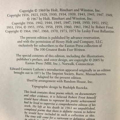 The Poetry of Robert Frost - Robert Frost - 2005