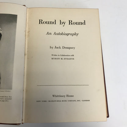 Round by Round - Jack Dempsey - Signed - 1940