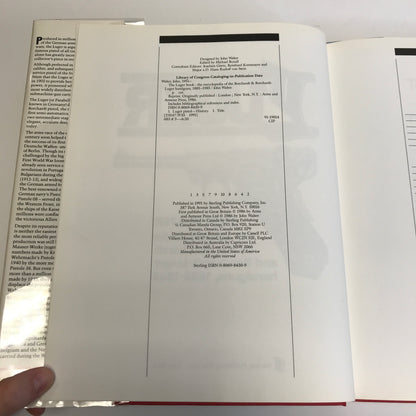 The Luger Book - John Walter - 1st Edition - 1991