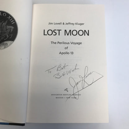 Lost Moon - Jim Lovell and Jeffery Kluger - Signed - 1994