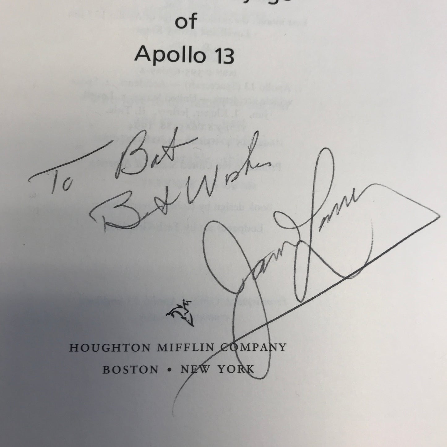 Lost Moon - Jim Lovell and Jeffery Kluger - Signed - 1994