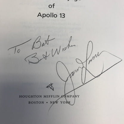 Lost Moon - Jim Lovell and Jeffery Kluger - Signed - 1994