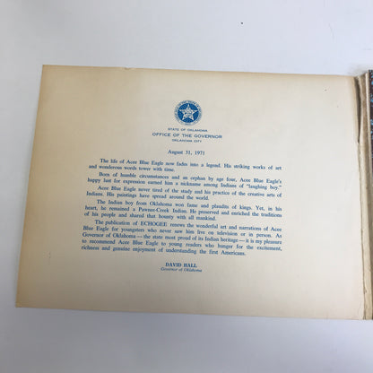 Echogee the Little Blue Deer - Acee Blue Eagle - Oklahoma - 2nd Print - 1971