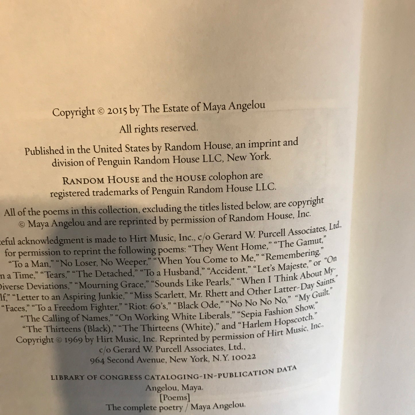 The Complete Poetry - Maya Angelou - 2015 - 1st Edition