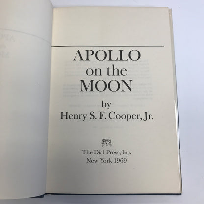 Apollo on the Moon - Henry S. F. Cooper Jr. - 2nd Printing - 1969